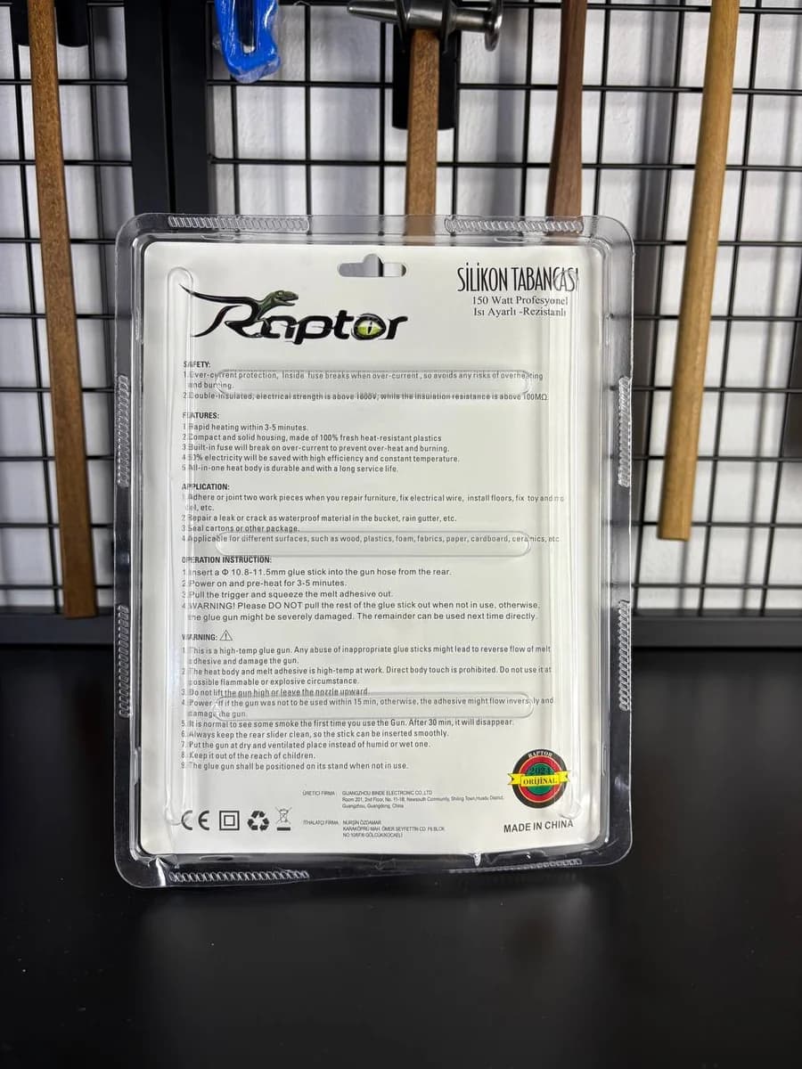 Silikon Tabancası | Raptor Küçük 2