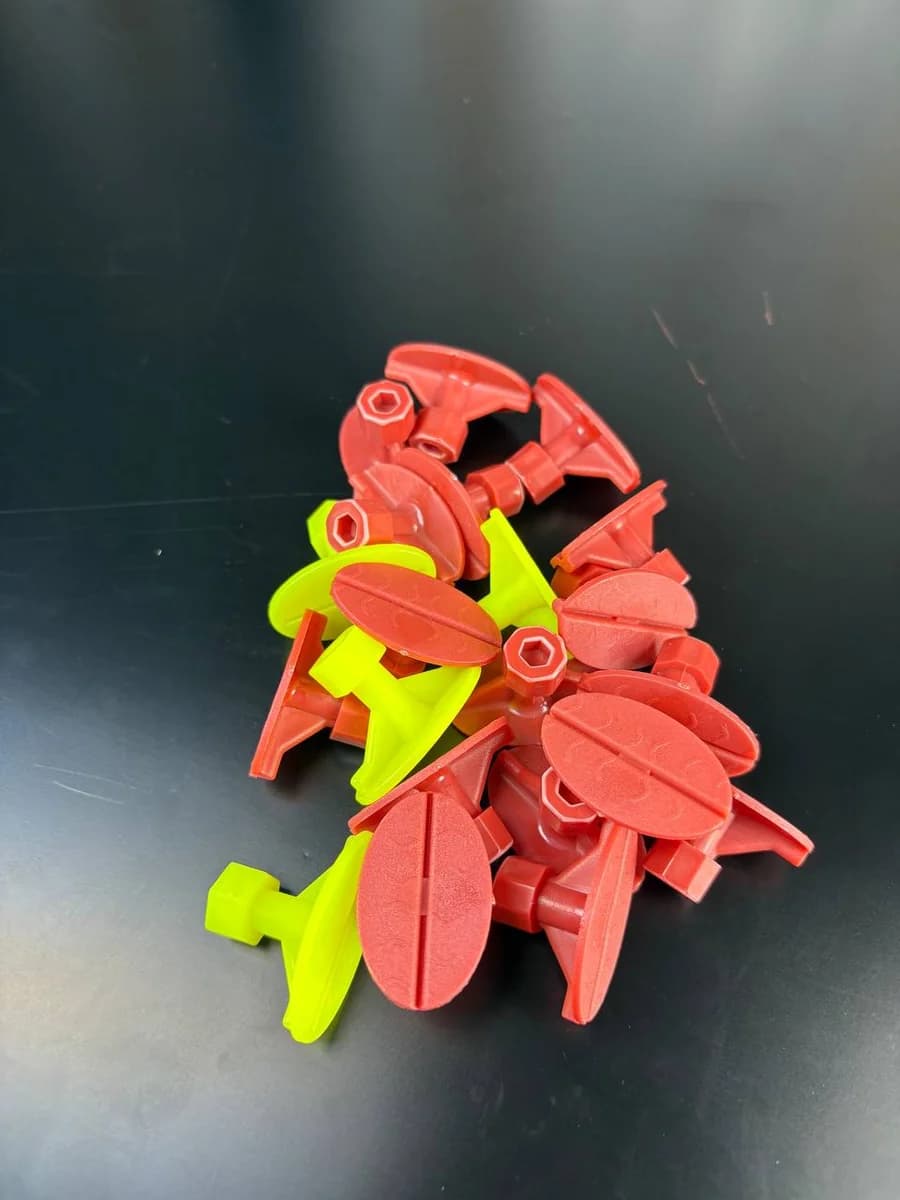 Öpücük | Şeritli Oval Kırmızı